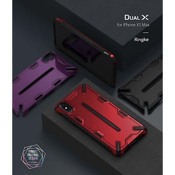 Ringke Dual X Skal till Apple iPhone XS Max - Svart Svart