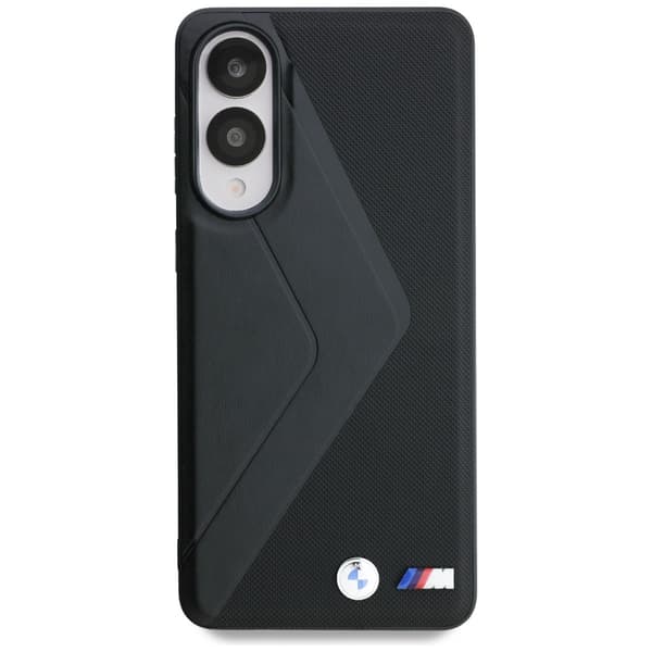 BMW telefontaske til Galaxy S25 Edge MagSafe læder overdimensionerede striber