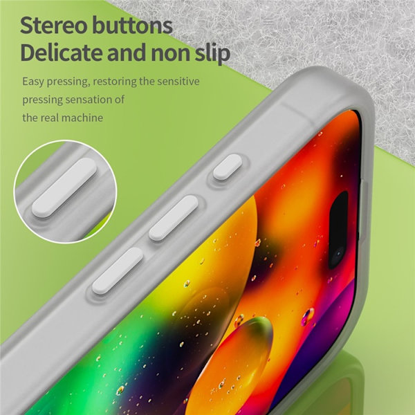 Mobilskal till iPhone 17 MagSafe Slim Matte Translucent - Vit Vit