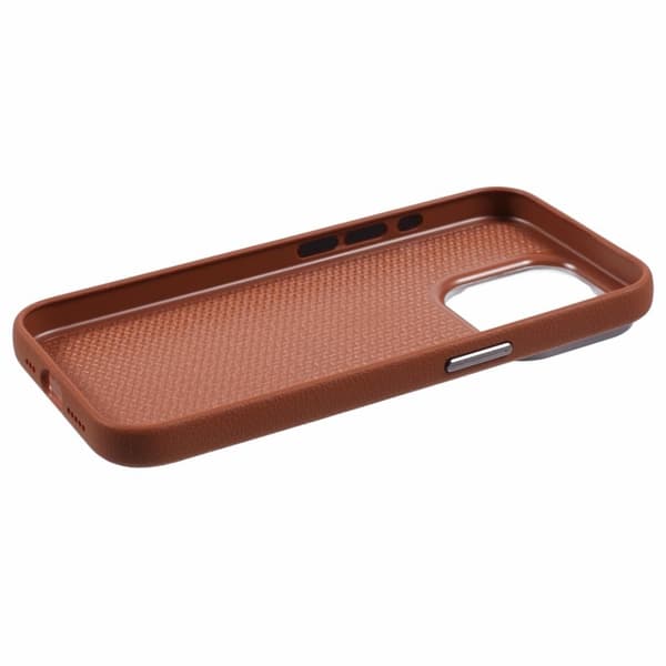 X-LEVEL Mobilskal till iPhone 15 Pro Max Anti-Scratch PU Läder Brun