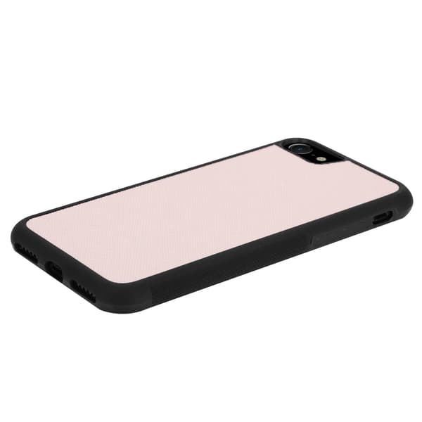 Boom Saffiano Taske til iPhone 6/7/8/SE 2020 - Lyserød Pink