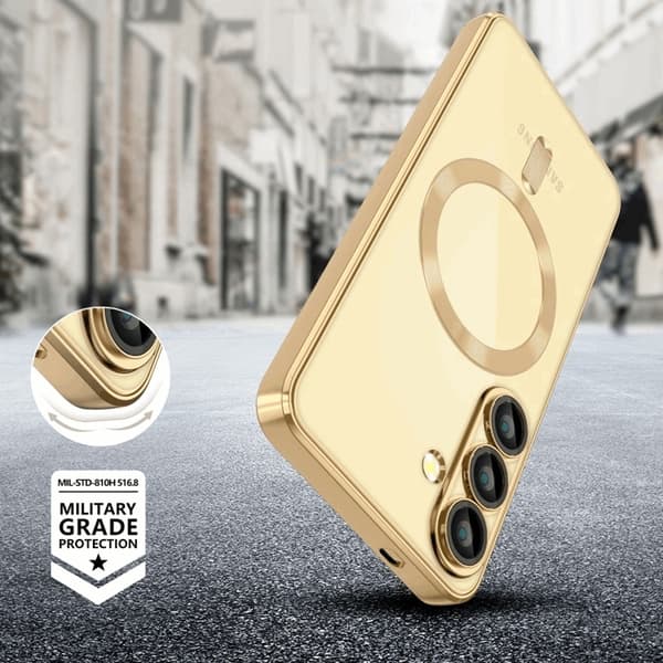 Tech-Protect telefonetui til Galaxy A56 5G Magsafe Magflex - skinnende guld Guld