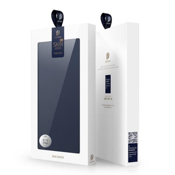 DUX DUCIS Skin Pro iPhone 15 Plus Plånboksfodral PU Läder - Blå