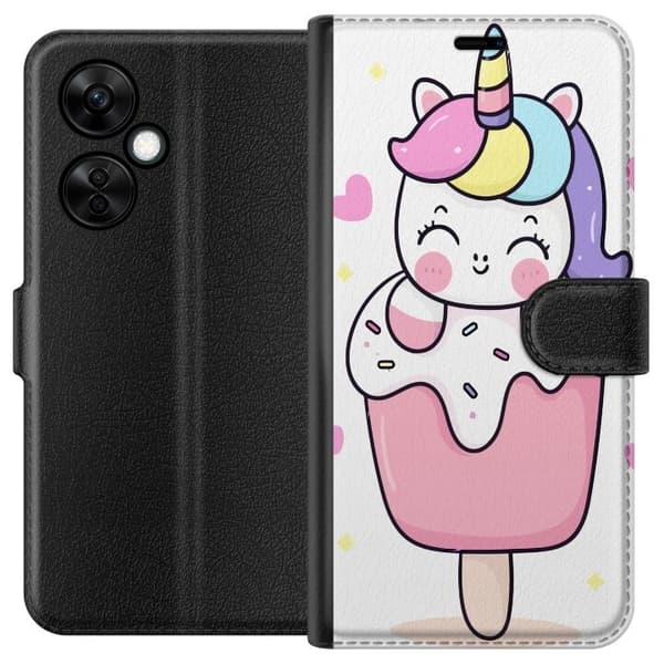 Plånboksfodral till OnePlus Nord CE 3 Lite med Glad enhörning