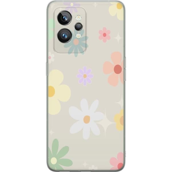Mobilskal till Realme GT2 Pro med fejdande blommor