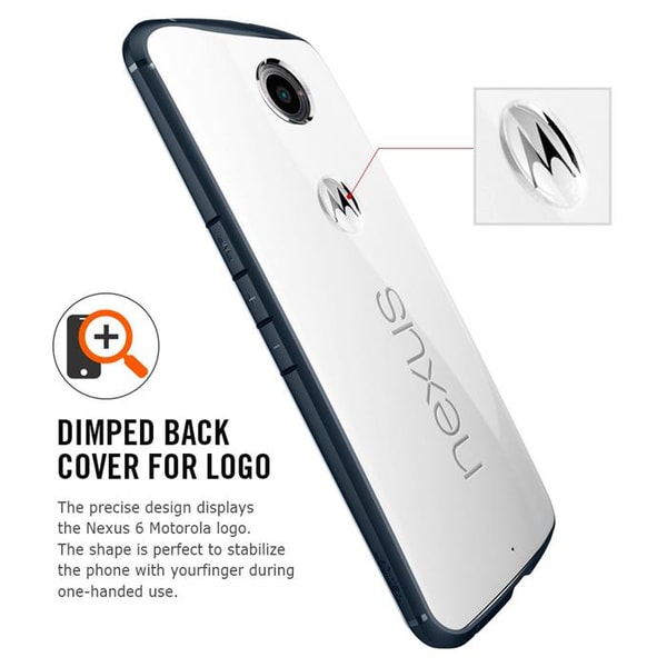 SPIGEN Ultra Hybrid Skal till Google Nexus 6 (Gun Metal)