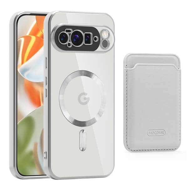 Mobilskal till Google Pixel 10 Pro XL MagSafe med Korthållare - Grå Grå