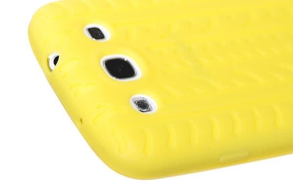 Dæk silikoneskal til Samsung Galaxy S3 i9300 (Gul) Gul