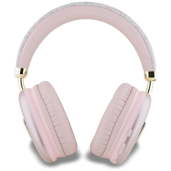 Guess Over-Ear-hovedtelefoner Bluetooth 5.3 4G trekantlogo Rosa