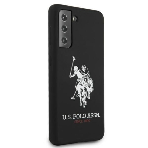 US Polo Silicone Logo Skal Galaxy S21 Plus - Svart Svart