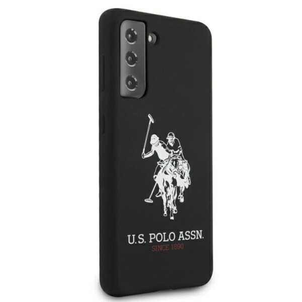 US Polo Silikone Logo Cover Galaxy S21 Plus - Sort Black