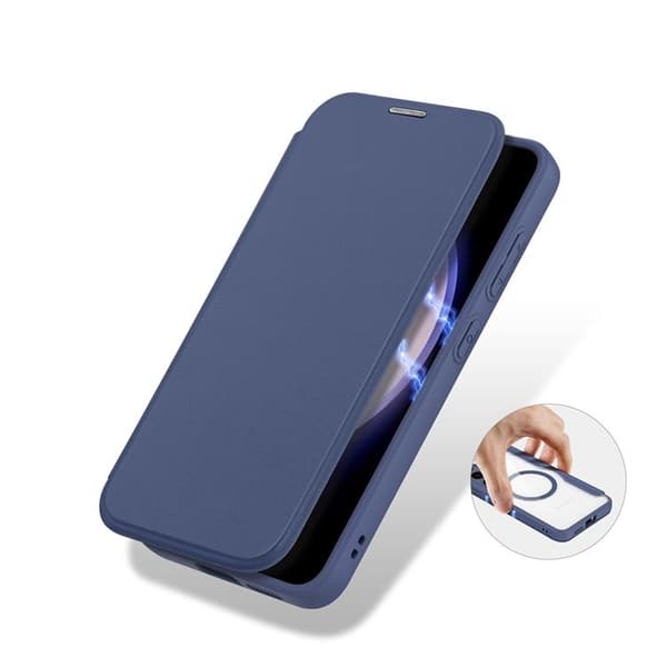 Dux Ducis Galaxy S24 Plus Plånboksfodral Magsfae Skin X Pro - Blå Blå