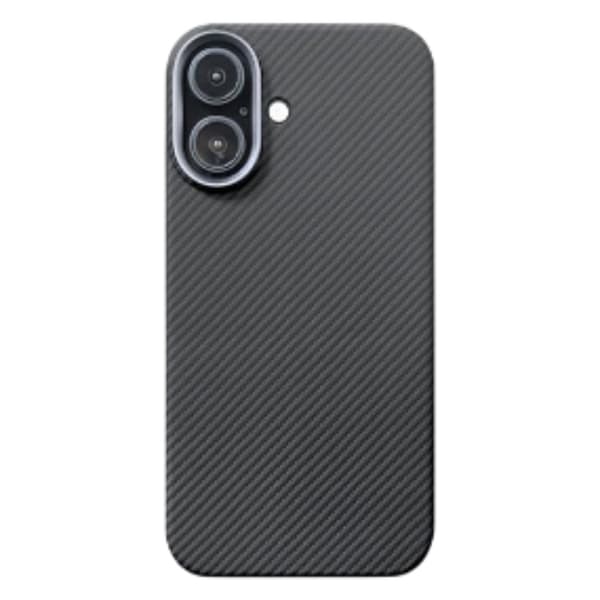 Mobilskal till iPhone 16 Plus 600D Fine Texture Aramid Fiber Svart