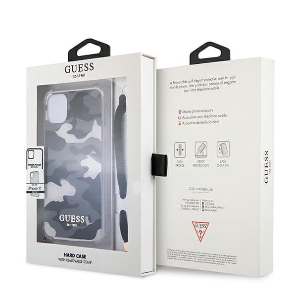 Guess Skal iPhone 11 Camo Collection - Svart Black