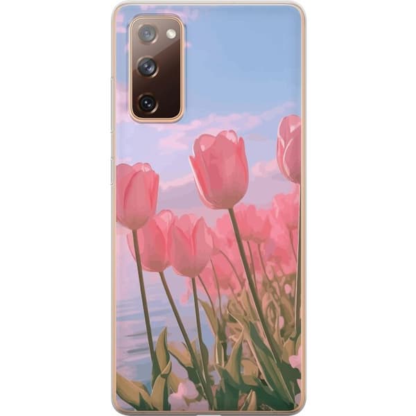 Mobilskal till Samsung Galaxy S20 FE med Rosa Tulpaner