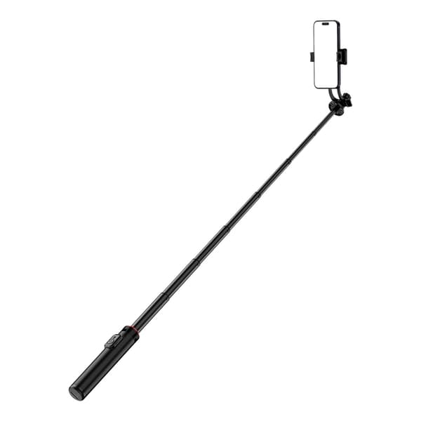Selfiestick Teleskopstativ 1.3m Auminiumlegering Med Mobilhållare