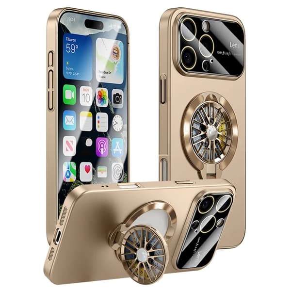 Mobilskal till iPhone 16 Pro Magsafe Hard PC - Brons Guld