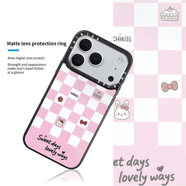 Mobilskal till iPhone 17 Pro Max MagSafe Aluminium Silikon Rosa