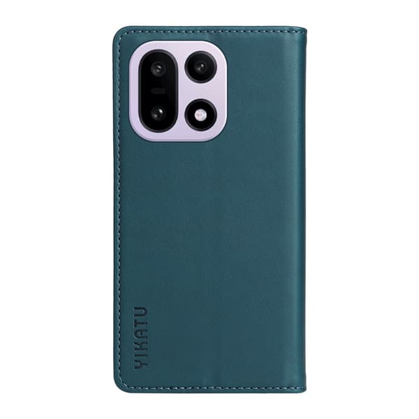 YIKATU OnePlus 15 5G Plånboksfodral Closure Konstläder Grön