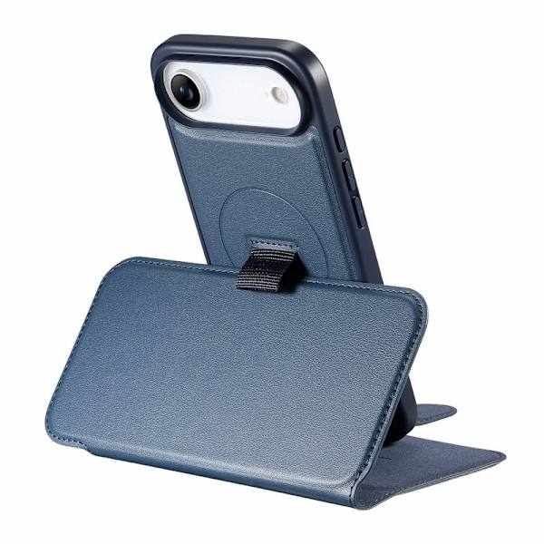 CASENEO iPhone Air Plånboksfodral RFID Blocking Konstläder - Blå