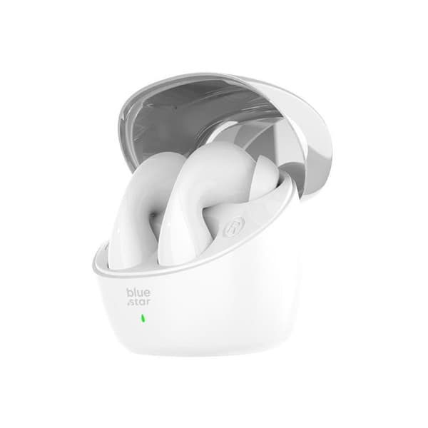 Blue Star Trådlösa In-Ear Hörlurar TWS BK92 - Vit Vit