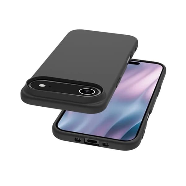 BOOM Mobilskal till iPhone Air Soft Matt Back TPU - Svart Svart