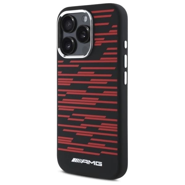 Mercedes Mobilskal till iPhone 16 Pro MagSafe AMG Silikon Graphics Svart