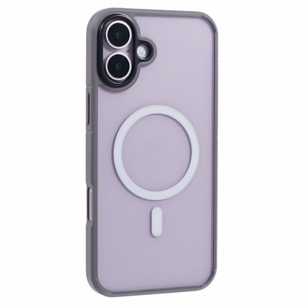 X-LEVEL Crystal Clear Mobilskal till iPhone 16 Plus TPU+PC - Grå