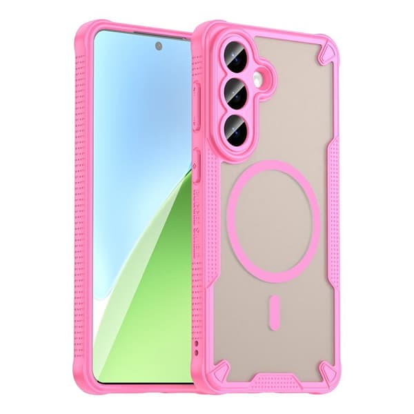 Mobilskal för Samsung Galaxy S26 Plus Magnetiskt TPU + PC - Rosa