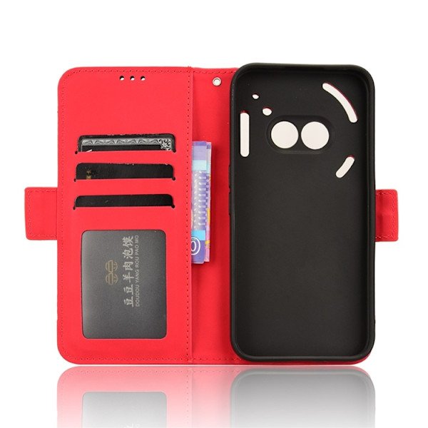 Nothing Phone (2a) Plus/(2a) Plånboksfodral Läder - Röd Röd