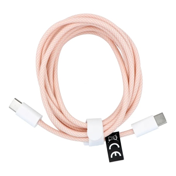 Typ-C to Typ-C Kablar PD 60W 3A C263 2m - Rosa