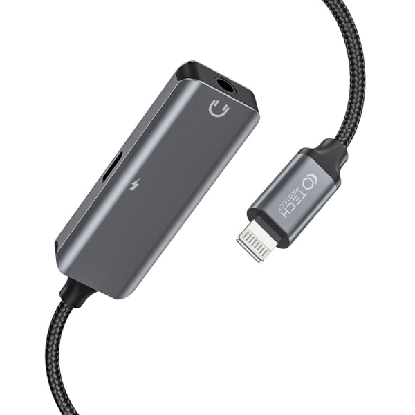 Tech-Protect Adaptrar Ultraboost Lightning Till Mini Jack/Lightning