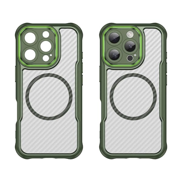 Telefontaske til iPhone 16 Pro MagSafe Silicone Leading - Grøn Grön