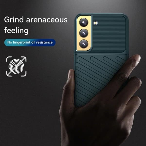 Thunder Twill Skal Galaxy S22 Plus 5G - Vihreä Green