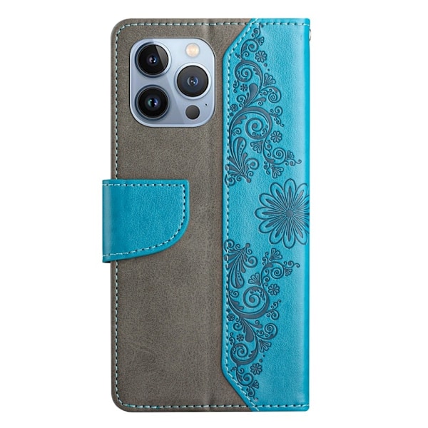 Fjärilar iPhone 12 Pro Max Plånboksfodral - Blå