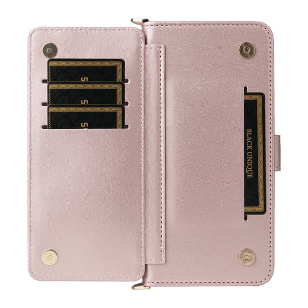 Samsung Galaxy S26 / S26 Pro Plånboksfodral Konstläder - Rosa