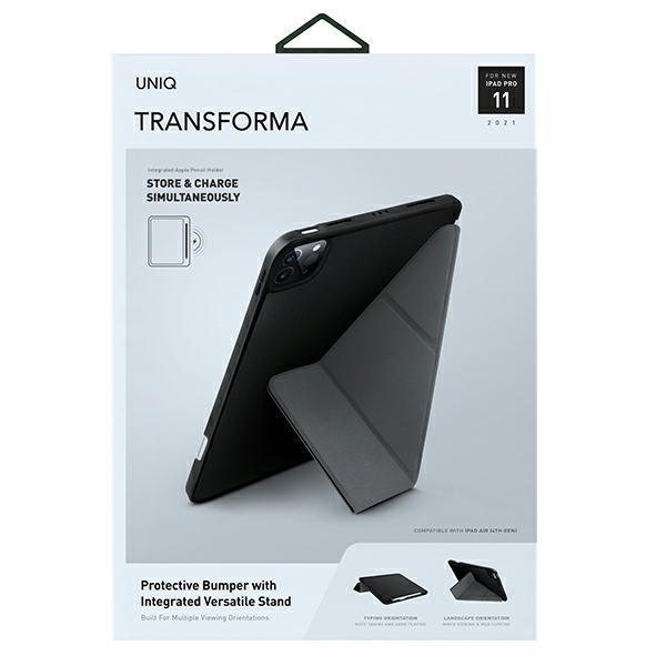 Uniq Transforma-kotelo iPad Pro 11 2021 - Ebony Black Black