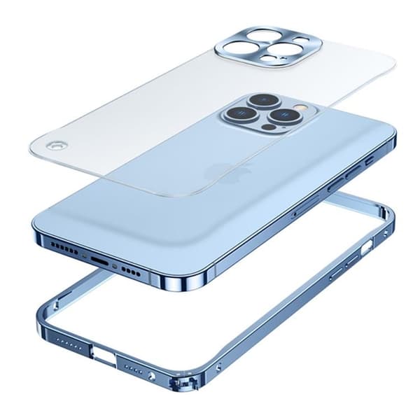 iPhone 14 Pro Max Skal Metall Slim - Lila Lila
