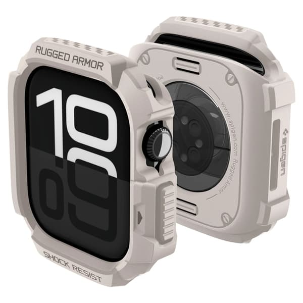 Spigen Apple Watch 42mm Series 10 Skal Rugged Armor Beige