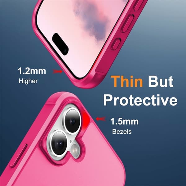 Mobilskal till iPhone 17 MagSafe TPU+PC Kickstand - Rosé - Rosa Rosa