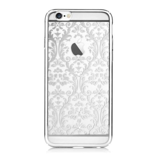 Devia etui med Swarovski sten til iPhone 6 / 6S - Mønster Si Silver