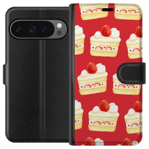 Plånboksfodral till Google Pixel 9 Pro XL med Tårta