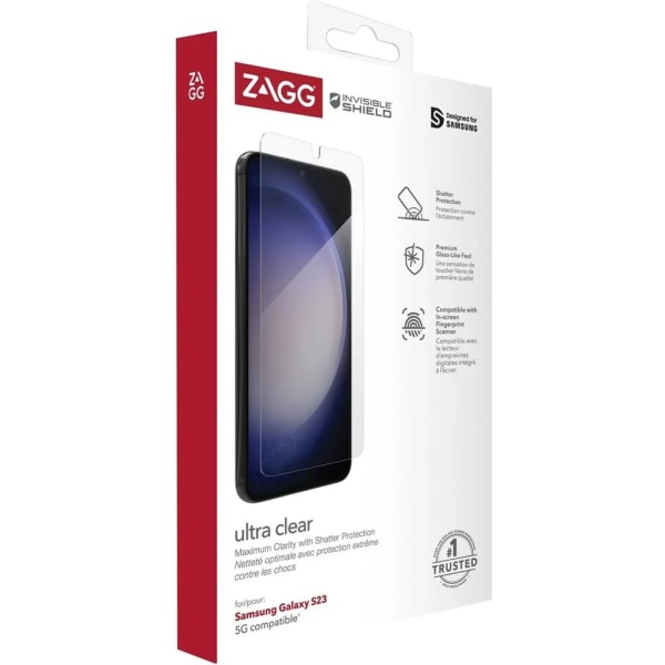 ZAGG Galaxy S23 skærmbeskytter InvisibleShield