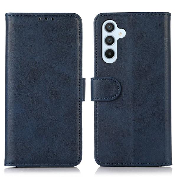 Plånboksfodral för Samsung Galaxy S26 Plus Konstläder med ställ - Blå