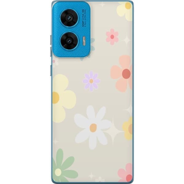Mobilskal till Motorola G96 med fejdande blommor