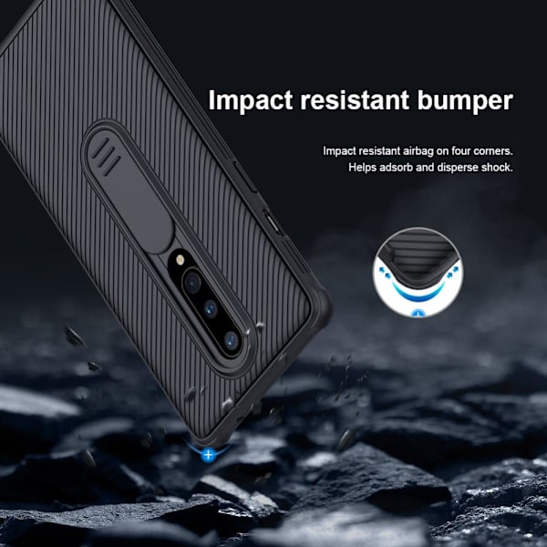 NILLKIN CamShield Mobilskal OnePlus 8 - Svart Svart
