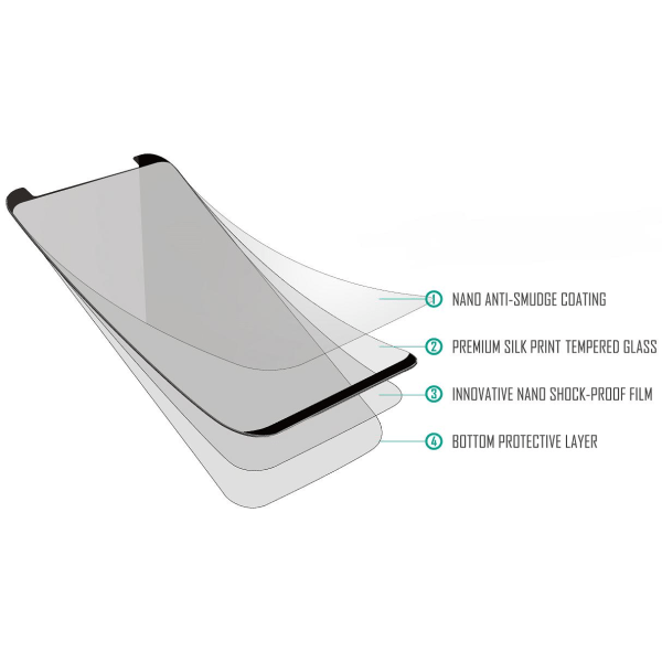 SiGN 3D skærmbeskytter i hærdet glas til Samsung Galaxy S9 Inkl. man.