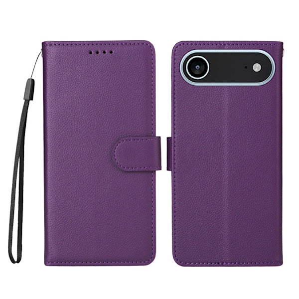 iPhone Air Plånboksfodral RFID Blocking med Handledsrem Lila