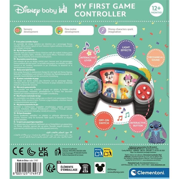 CLEMENTONI Disney Babyspilcontroller