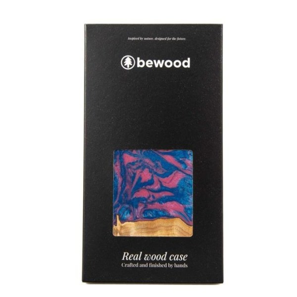 Bewood iPhone 13 Mobilskal Unique Vegas - Rosa/Blå